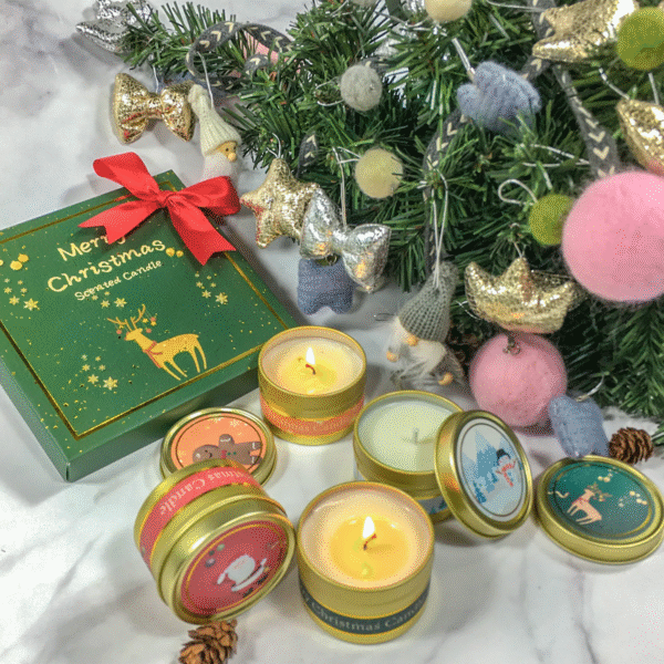 Christmas Celebration Decoration Luxury Candles