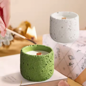 Customized Scented Candle in Creative Cement Cup