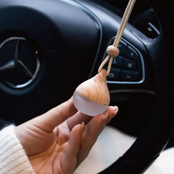 Aroma Oil Glass Bottle Hanging Car Air Freshener