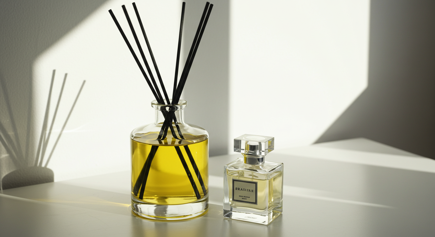 "Reed Diffuser vs Perfume Comparison