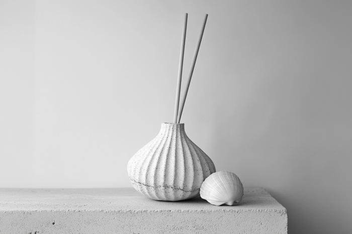 Stylish customized diffuser bottles matching home decor
