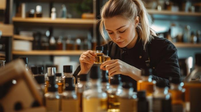 Laboratoire de formation et de pratique des parfums personnels pour les aspirants parfumeurs