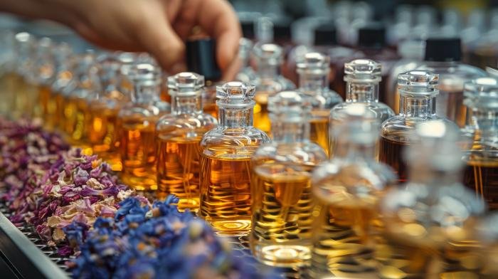 Expérience de stage dans l'industrie dans un environnement professionnel de développement de parfums