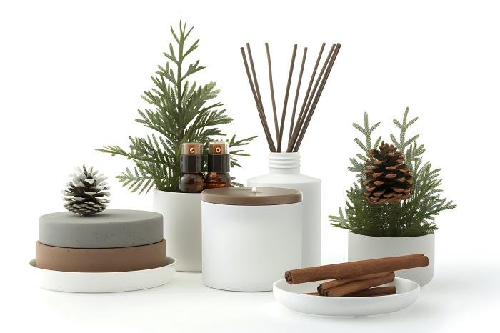 Home fragrance oils creating sensory experiences in interior design