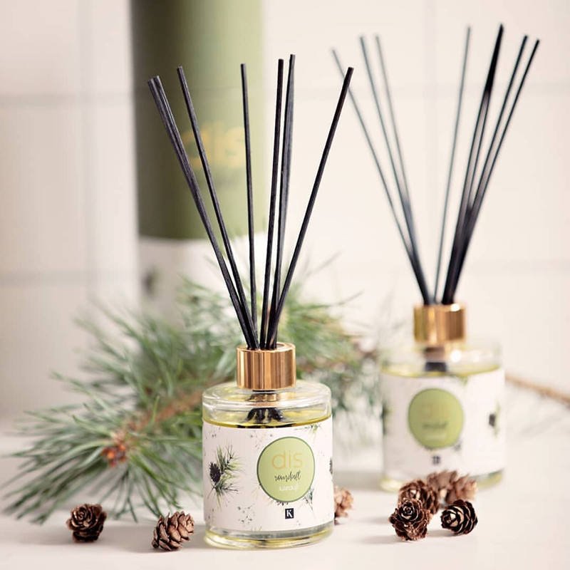 Sustainable fragrance brand narrative visualization
