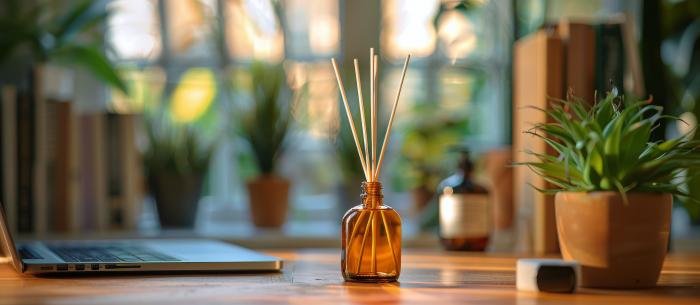 Soluções de aromatização de salas de conferência para espaços de trabalho partilhados