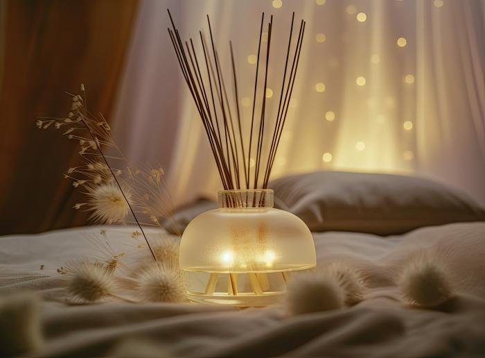 Decorative diffuser design with holiday tablescape elements